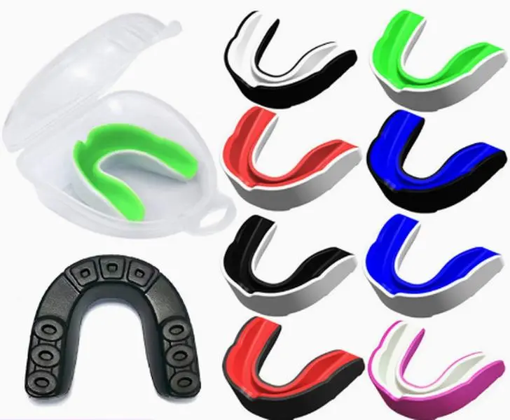 Sports Mouth Guard, Boil and Bite Custom Fit Mouthguard for Football Boxing Basketball Taekwondo Kickboxing, Athletic Teeth Protector for Youth Adults