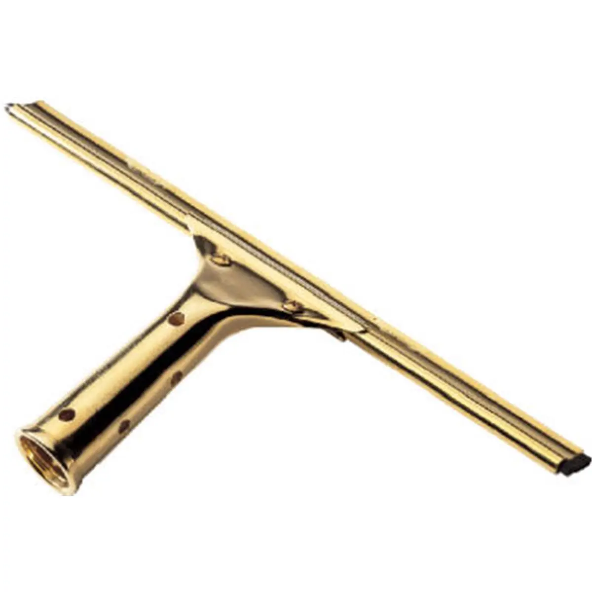 212 MAIN 18 in. Pro Brass Head Squeegee (Model 10018, True Value No. 511-764) - Tapered Handle-Compatible, 0.55 lbs, 0.61 in., Window Cleaning Tool, Bathroom Cleaning Tool, Squeegee Drying, Cleaning Supplies, Home Care Accessory