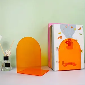 1pc Clear Acrylic Book Stand - Perfect for Displaying Books and Magazines on Desks, Countertops, and Shelves