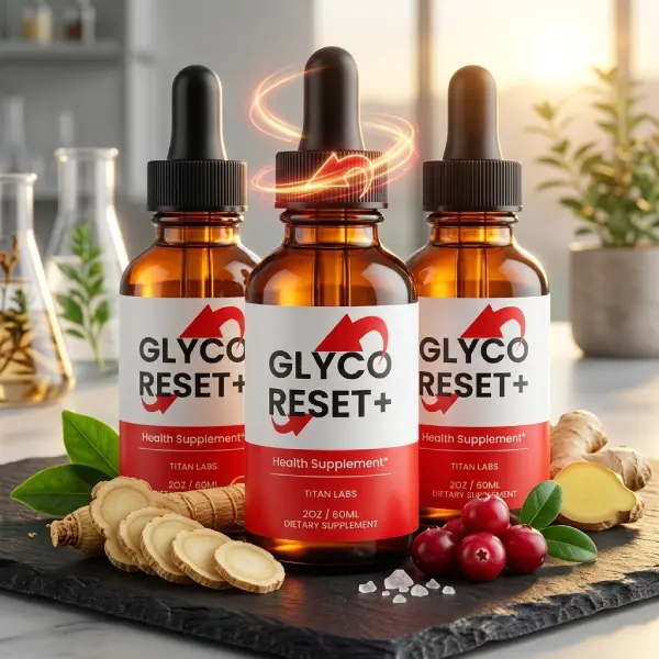 Glyco Reset Drops Advanced Blood Support Supplement 90 Servings 3 Pack