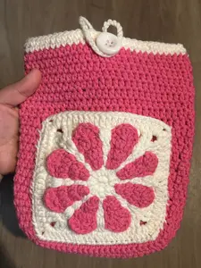 Hand Crocheted Book Cover