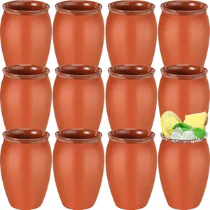 12 count 12 oz Cantaritos De Barro Mexicanos Cantaritos Shooters Taco Tuesday Mexican Clay Cup  Cups for  Margaritas Mojitos Tazas