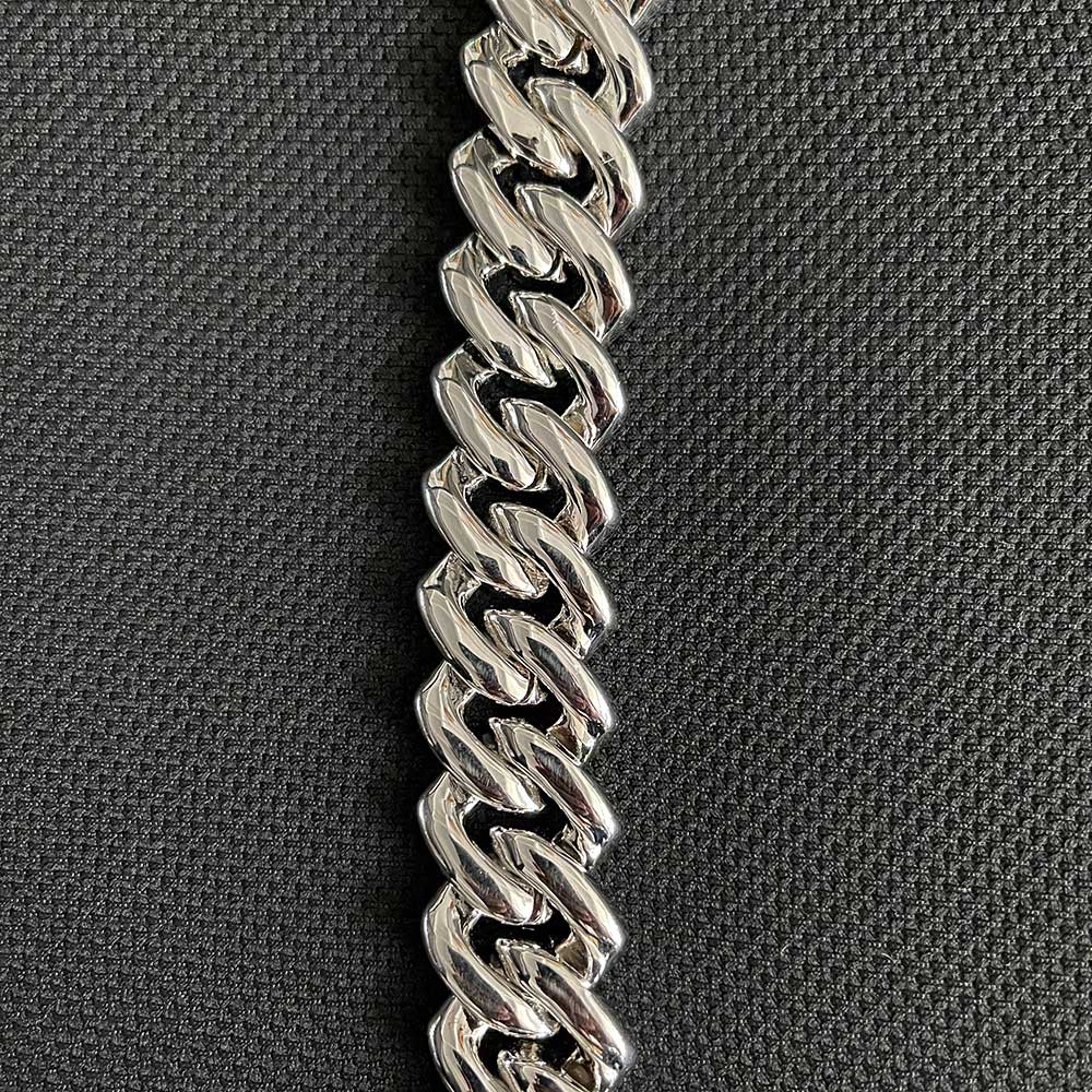 Custom 25MM S925 Sterling Silver Hip Hop Moissanite Cuban Link Chain Thick Miami VVS Cuban Necklace For Men Custom 25MM S925 Sterling Silver Hip Hop Moissanite Cuban Link Chain Thick Miami VVS Cuban Necklace For Men