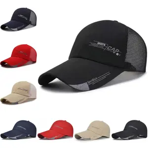 2-PACK Men's Classic Baseball Hat - Breathable Mesh Design, Sunscreen, Breathable, Non Sweating, Adjustable Duck Tongue Hat Suitable for Sports Running Wear