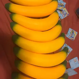 Smush Mart Large Banana Squishy Toy - Unisex, Portable Tactile, Anxiety Relief Products, Stress Relief Fidgeting, Stress Toys - $25 Each (NEW)