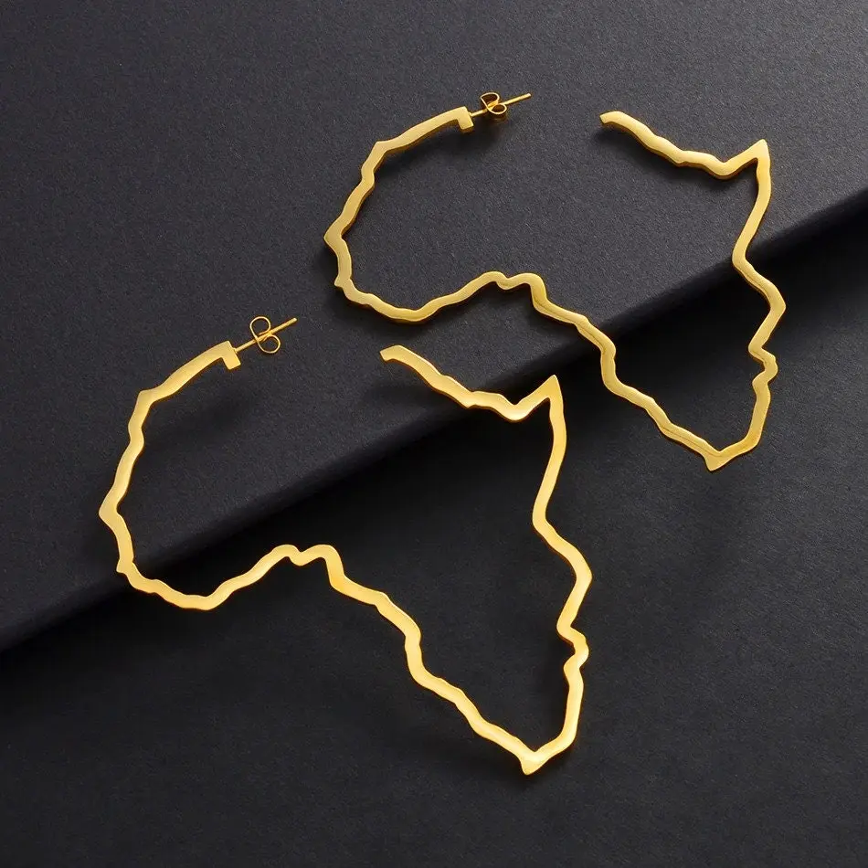 Africa Earrings / Jewelry / Africa Gift