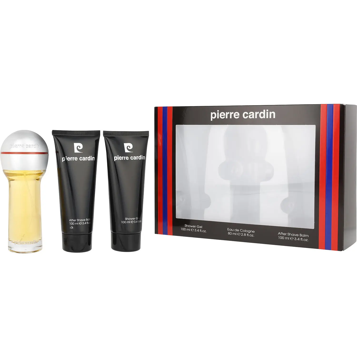 Pierre Cardin Set-Cologne Spray 2.8 Oz & Aftershave 3.4 Oz & Shower Gel 3.4 Oz For Men Pierre Cardin Set-Cologne Spray 2.8 Oz & Aftershave 3.4 Oz & Shower Gel 3.4 Oz For Men