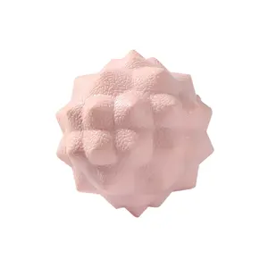 Yoga Ball TPR Fascia Ball Peanut Massage Ball Foot Relaxation Muscle Shoulder Neck Durian Ball Solid Double Ball Gym Accessories gym stuff
