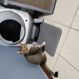 Warcat Self Cleaning Litter Box Large Capacity Automatic Litter Box with App Control via 2.4G Wifi, Safety Sensors for Cats Low Noise Electric Litter Robot February Faves