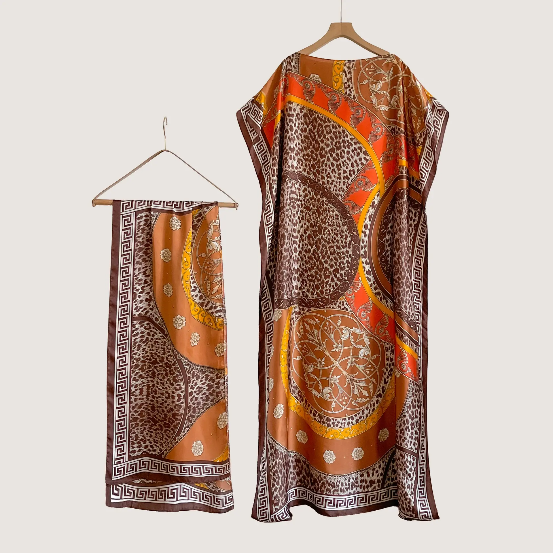 36  Leopard print dark brown