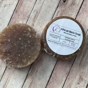 African Black Soap With Sea Moss & Oats