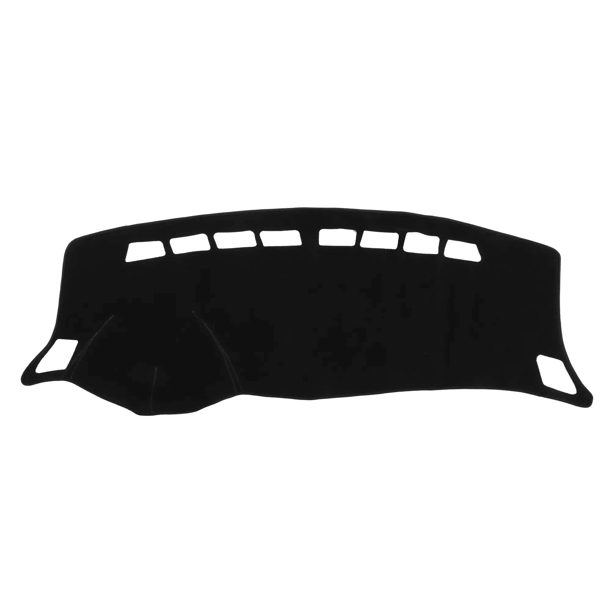 Car Dashboard Cover Compatible for Nissan Sentra 12-19, Protective Polyester Black Center Console Interior Trim Dash Cover Mat Pad