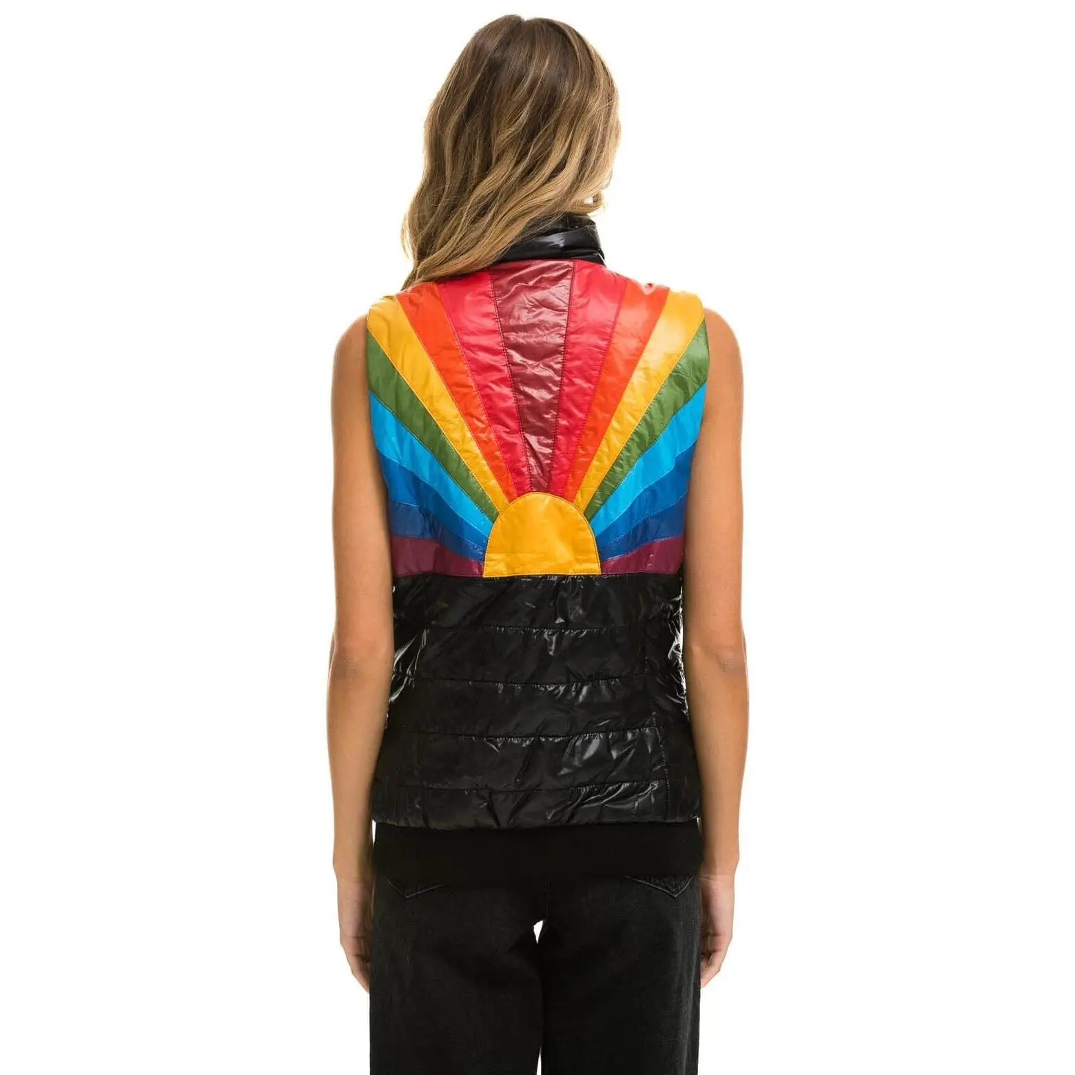 SUNBURST VEST - GLOSSY BLACK