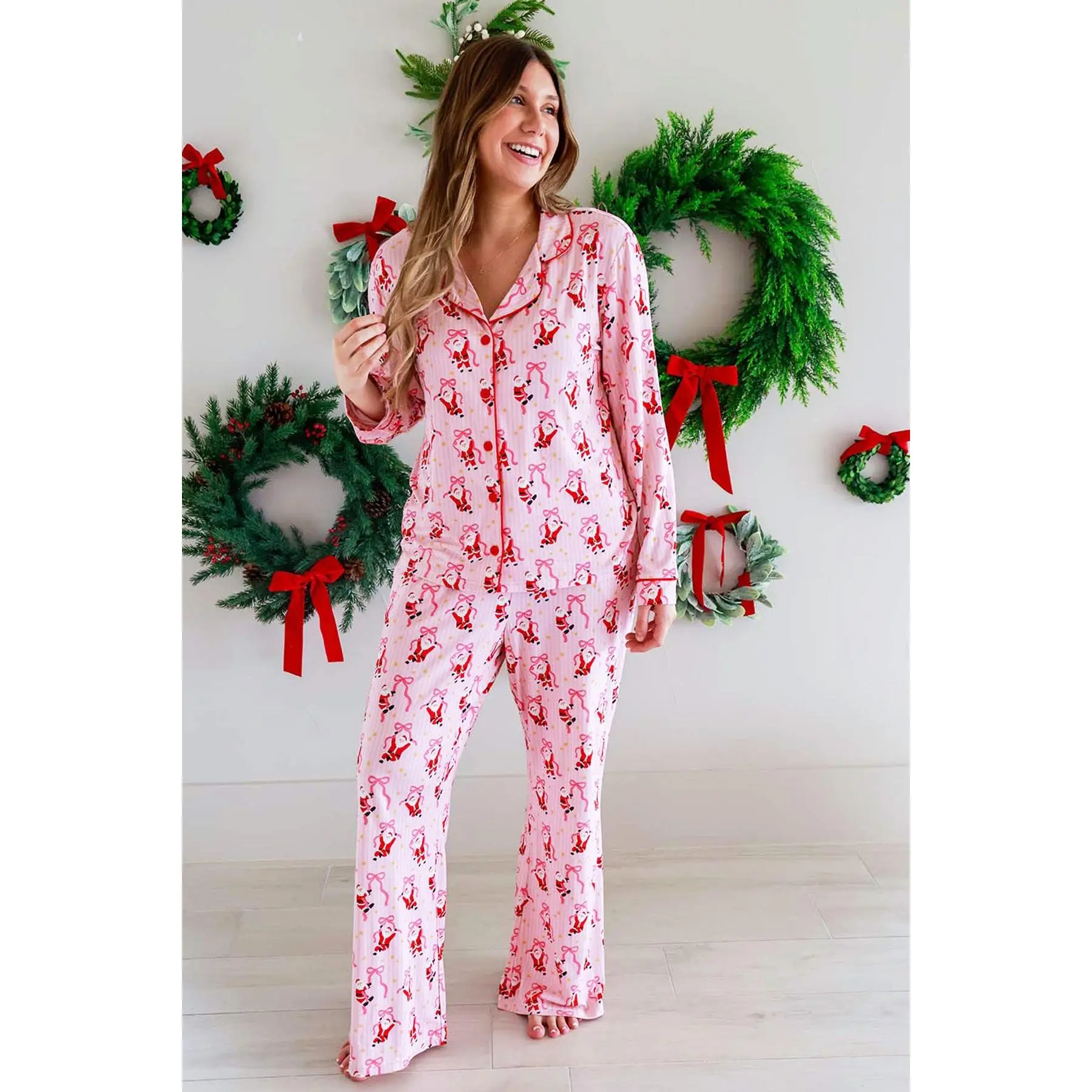 Women's Two Piece Flare Lounge Set | Jolly Ribbons