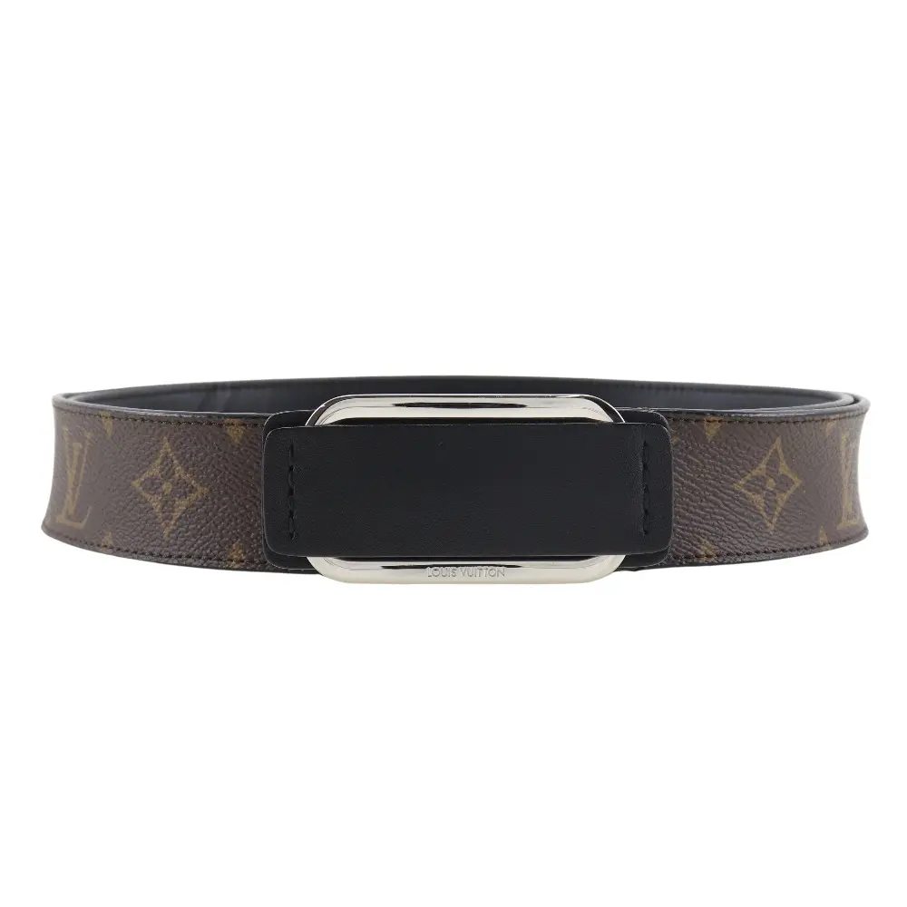 Pre-owned Louis Vuitton Canvas Small Leather Goods Monogram Belt MP022