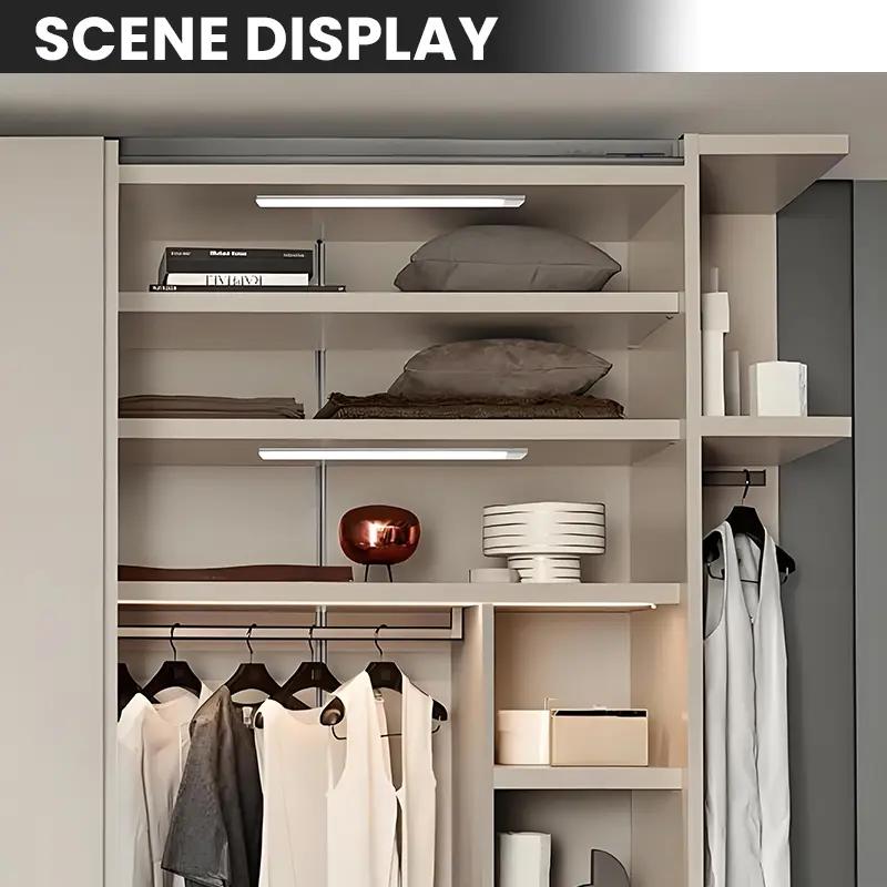 LED Motion Sensor Lights 4 Pack USB Rechargeable Magnetic Closet Under Cabinet Night Light 3 Color Temperatures Stepless Dimming Energy Saving for Kitchen Stairs Wardrobe Pantry Coffee Corner Bathroom Sink Cabine LED Motion Sensor Lights 4 Pack USB Rechargeable Magnetic Closet Under Cabinet Night Light 3 Color Temperatures Stepless Dimming Energy Saving for Kitchen Stairs Wardrobe Pantry Coffee Corner Bathroom Sink Cabine