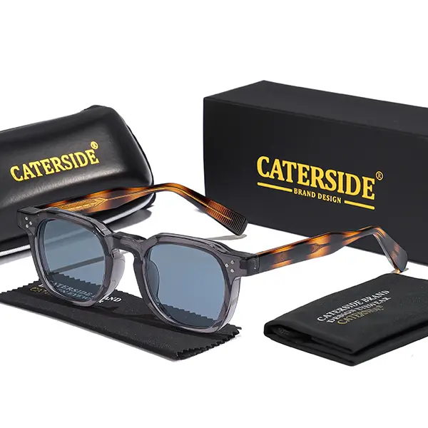 CATERSIDE Fashion Sunglasses for men Square Vintage Gradient  display picture 2