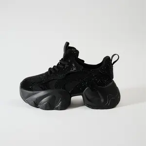 Augusta Black Women`s Spring Casual Sneakers