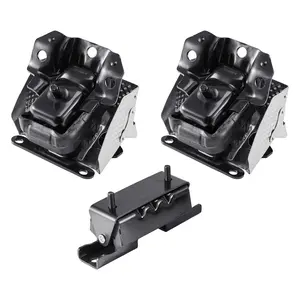 VEVOR Engine and Transmission Motor Mount Kit Replacement, Set of 3, Compatible with 2007-2013 Chevrolet Silverado 1500 5.3L V8, Replace OE# A5365, A5365, A2638, Secure Support