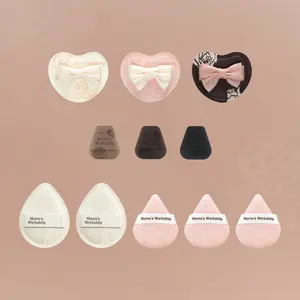 Momo's Workshop 11 Pcs Makeup Sponge Set, Rubycell Foundation Puffs, Butterfly & Rose & Heart Shapes, Soft Blender Puffs for Liquid & Cream Cosmetics, Concealer & Setting Powder, Individually Wrapped