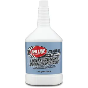 Red Line 58404 Lightweight Shockproof Gear Oil 1 Quart Bottle for Racing Transmissions & Differentials with Improved Cold Shifting