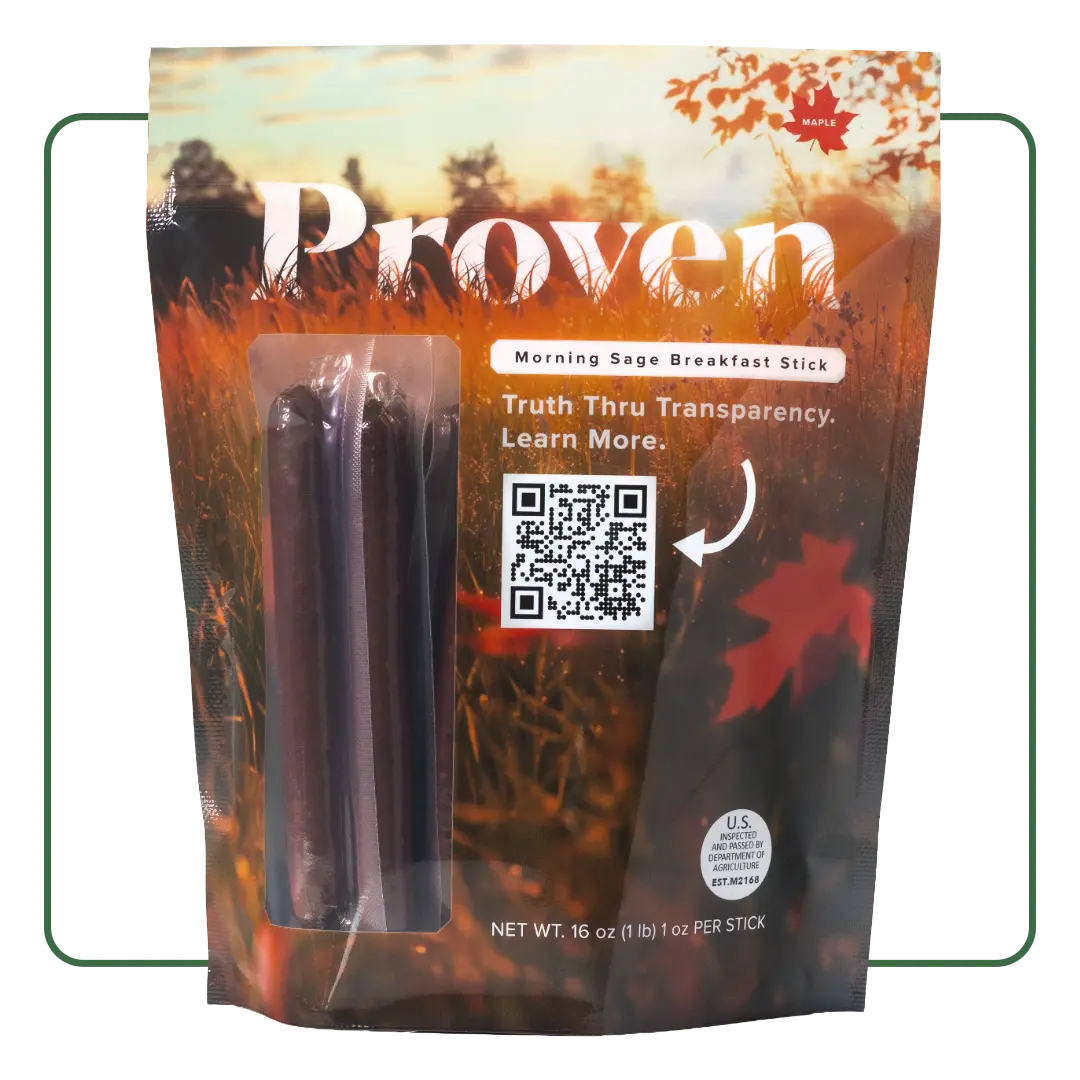 Morning Maple Fermented Beef Snack Sticks