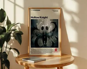 [Sale Off Up To 50%] [No Frame] Hollow Knight Poster Indie Game Art Print for Gamers