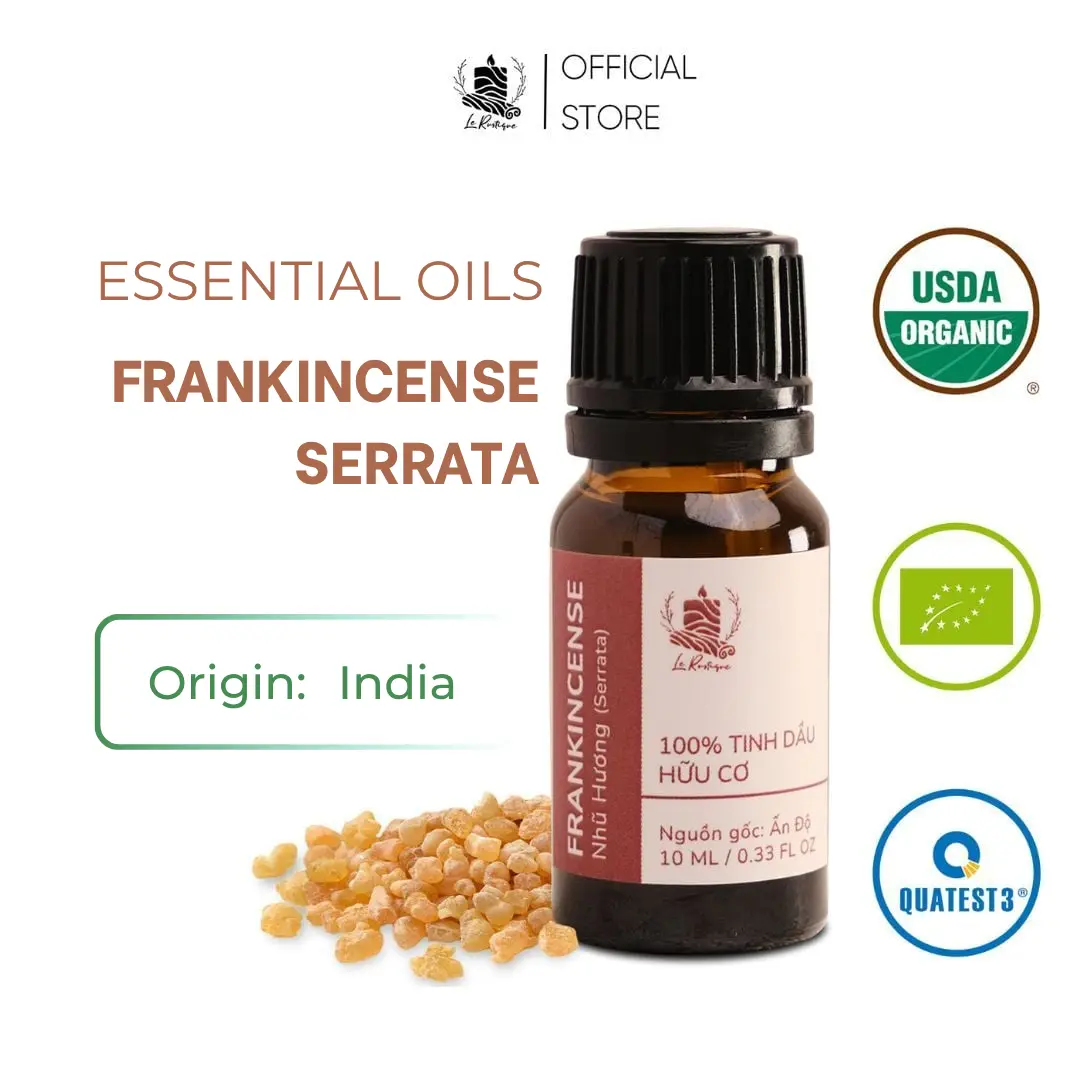 Organic Frankincense Essential Oil - 100% Pure Natural - India Origin - Meditation & Spiritual Ritual - Le Rustique