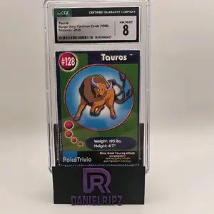 Pokemon - Tauros (Burger King) - #128 CGC 8