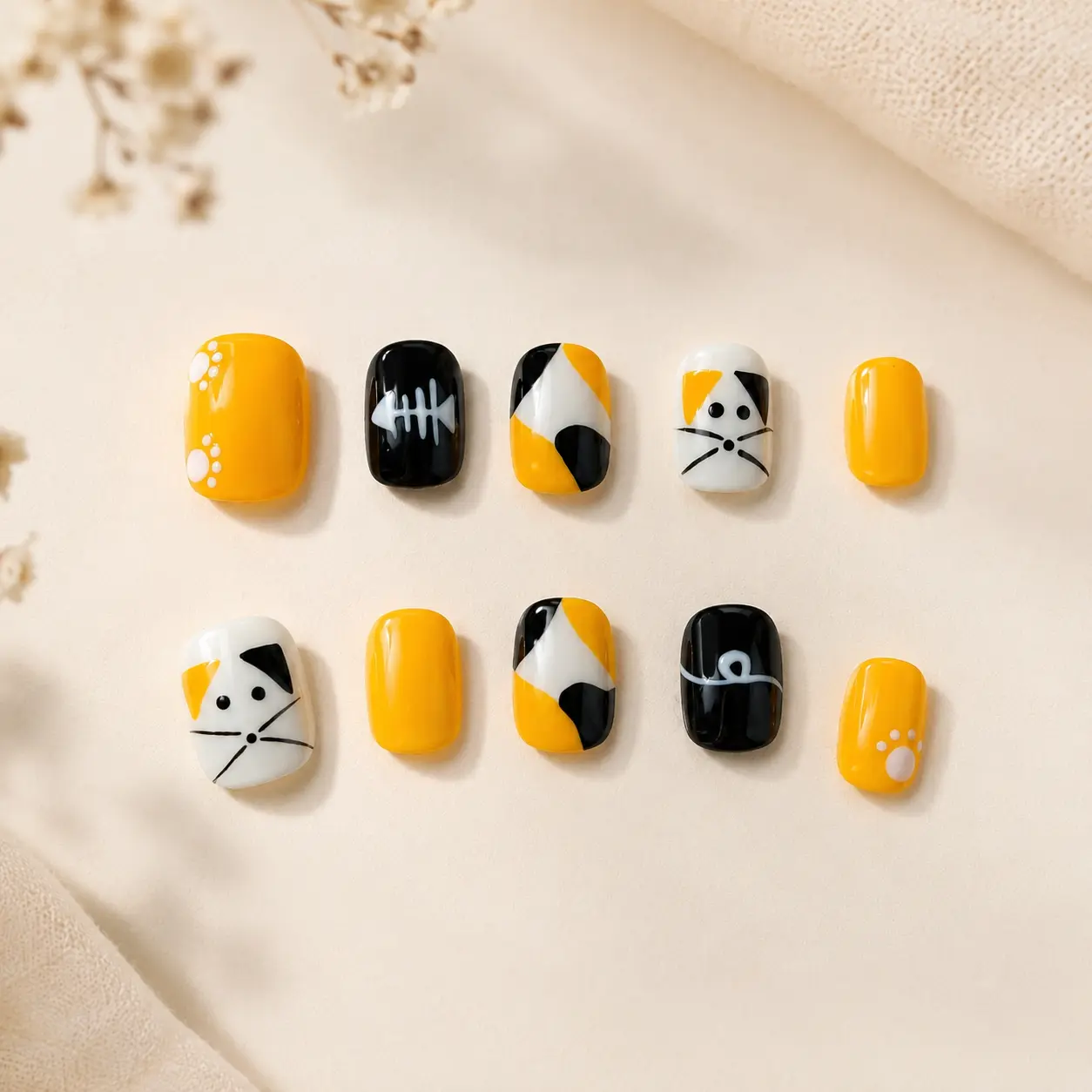 Purrzzz Press-on Nails, Beauty & Personal Care Nail Art Decoration Accessories