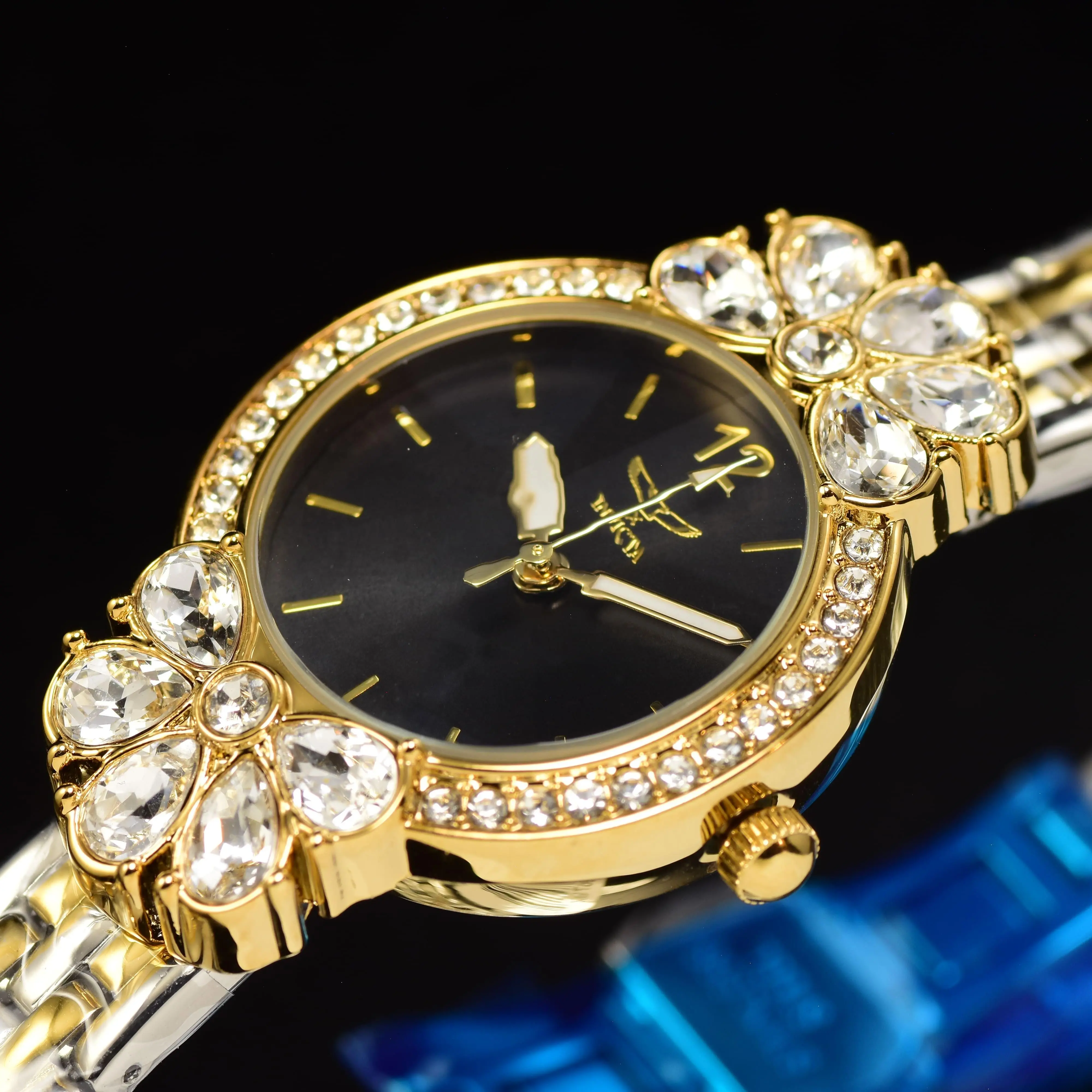 Invicta Silver Crystal Floral Bracelet Watch Invicta main image 2