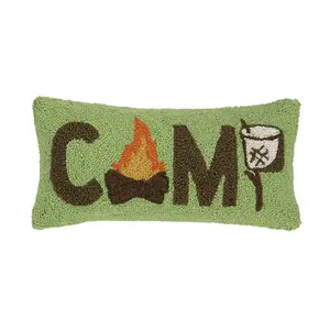Camp Marshmallow Hook Pillow