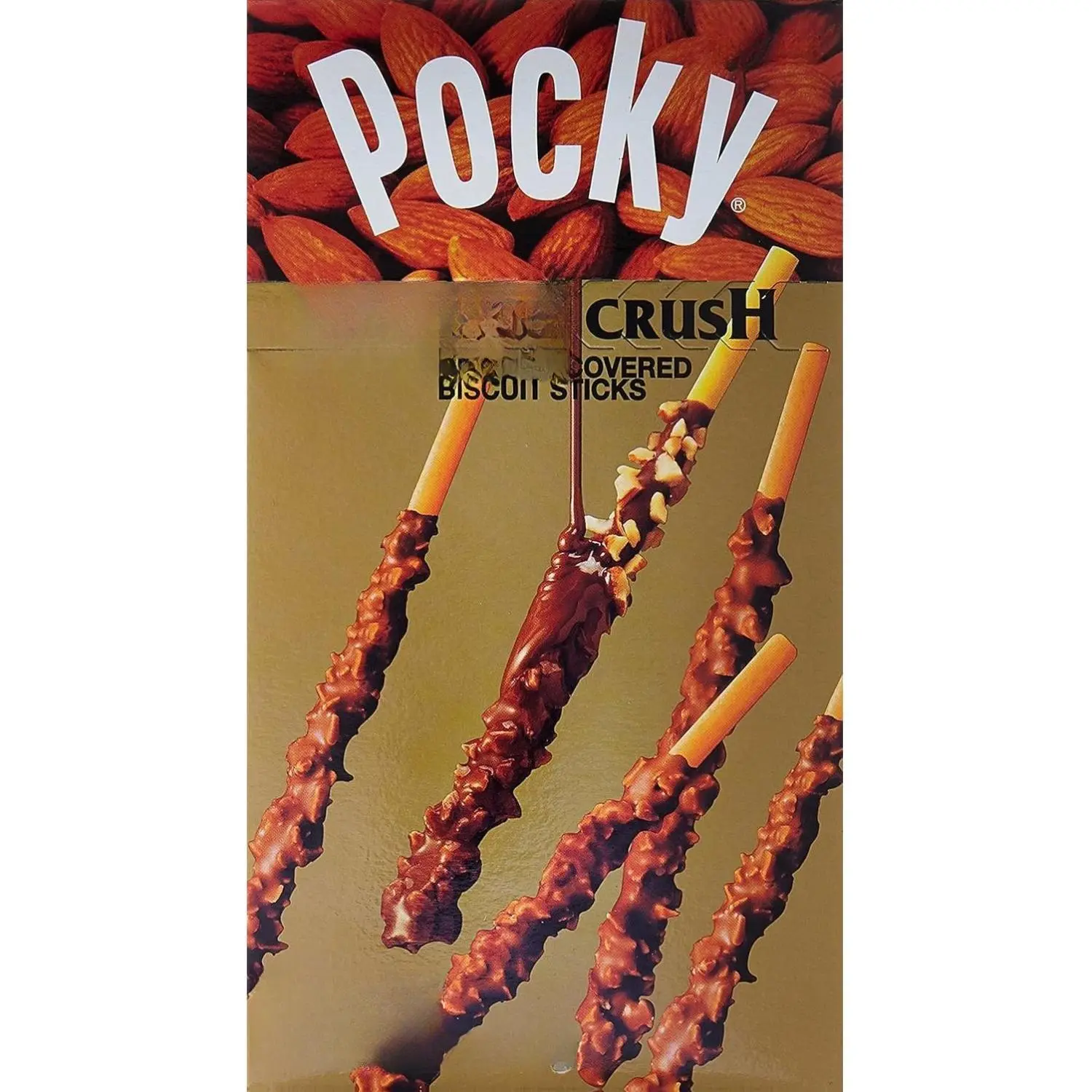 Pocky Chocolate Almond Crush Biscuit By Glico From Japan 12 Sticks