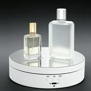 360 °   Electric Rotating Display Stand, Adjustable Speed Motorized Turntable for Jewelry Product Photography, Home & Commercial Display Holder
