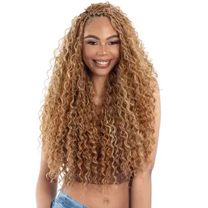 Free Tress Pre-Looped Crochet Braid - 3X DEEP CURL BOHO BRAIDS 22"