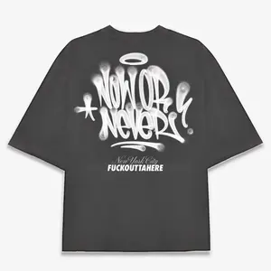 Now Or Never Co - Outta Here Oversize Graphic Tee