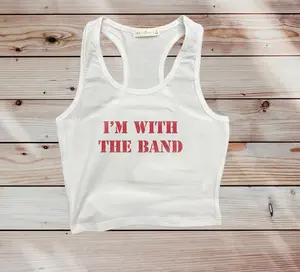 im with the band crop tank