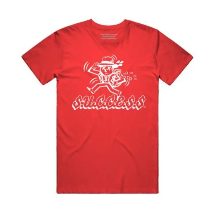 S.U.C.C.E.S.S. ATTIRE OG LOGO Top Shirts Shortsleeve Menswear Cotton Stylish T-Shirt Breathable Garment Motivation Original Underwear fubu