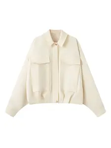 Women's Pilot Jacket, Stylish Flight Attendant Outerwear, Perfect for Travel & Daily Wear, Durable Design for All Seasons