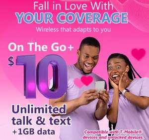 $10 A Month Unlimited Talk Text 1GB Data