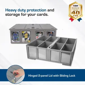 BCW Collectible Card Bin - 3200ct. Grey