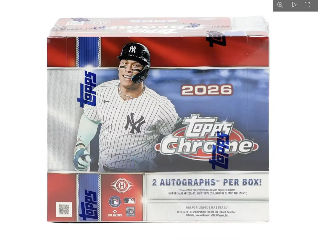MLB-PYT-016 4x 2026 Topps Chrome Baseball Jumbo Half Case Break