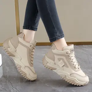Koreanstyle Womens Casual Hightop Dad Shoes