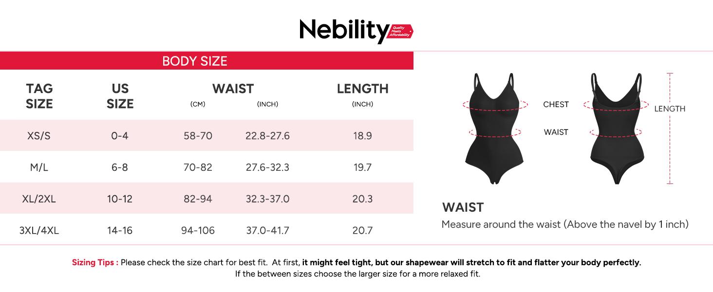 Nebility Women's V-Neck Thong Bodysuit - Sleeveless Faja Shapewear, Tummy Tuck Compression, Basic Minimalist Comfort (Black) Womenswear Vneck Nebility Women's V-Neck Thong Bodysuit - Sleeveless Faja Shapewear, Tummy Tuck Compression, Basic Minimalist Comfort (Black) Womenswear Vneck