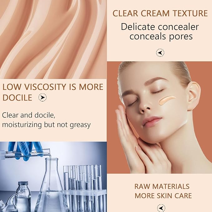 High-coverage waterproof snail BB cream - matte finish, long-lasting moisturizing and oil control, creates a natural makeup look, refreshing and non-greasy, perfect for makeup beginners, a great gift for Mother's Day, Christmas, and Valentine's Day.