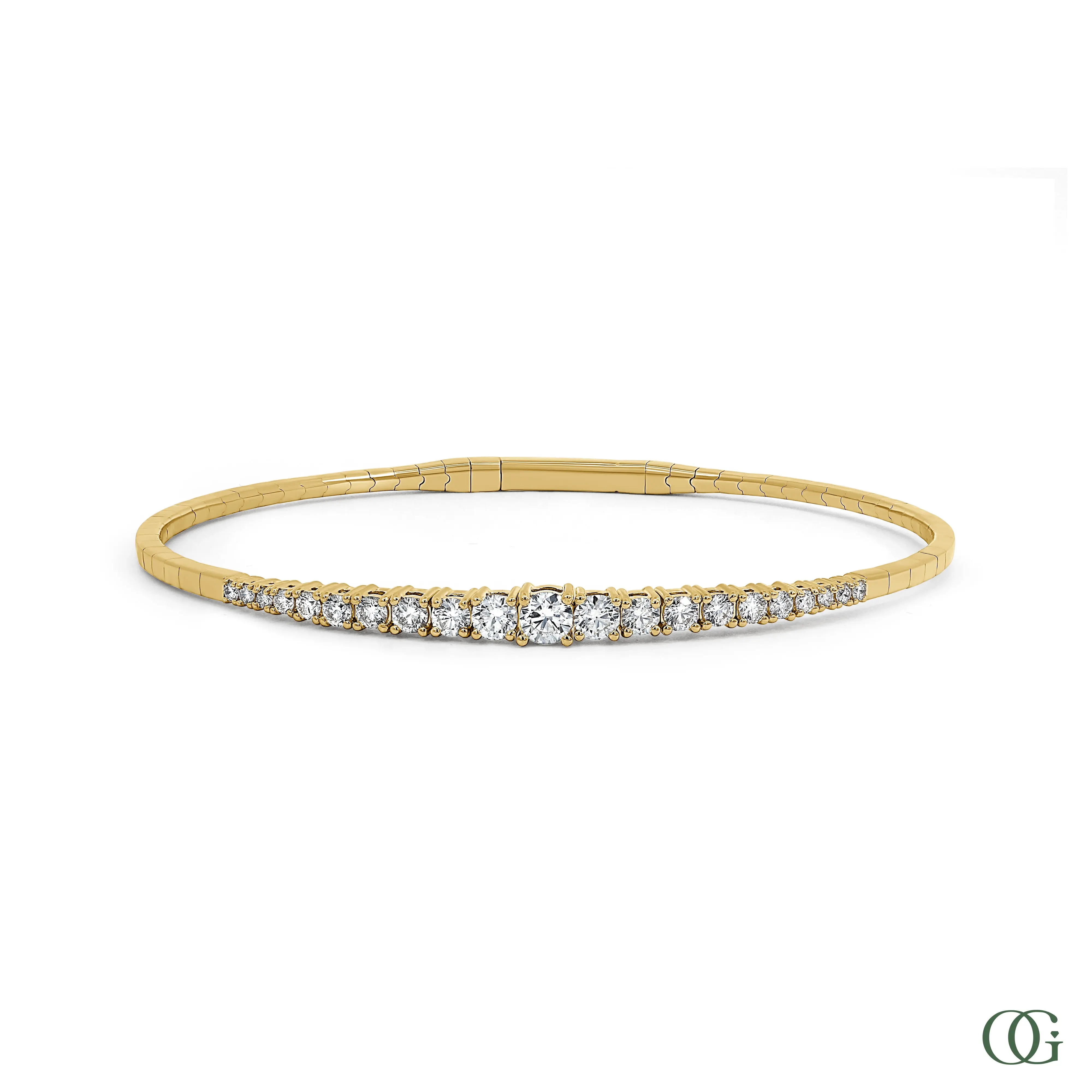 Dainty Glow Diamond Bangle 1.01 CTW