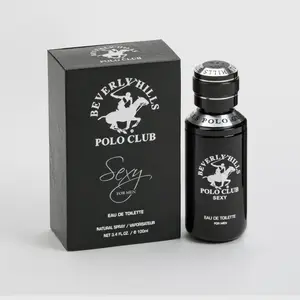Beverly Hills Polo Club | SEXY Oriental Woody Cologne for Men 3.4fl.oz / 100ml Eau de Toilette Spray - Timeless Fresh Masculine Fragrance with Oud & Amber - Blend of Woody, Spicy, and Oriental Notes | Ideal for Everyday & Special Occasions