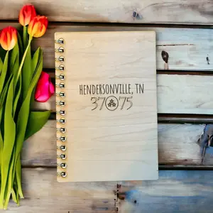 Custom engraved personalized notebook - journal - diary