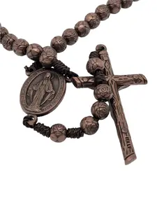 6MM Copper Bead Antique Style Rosary