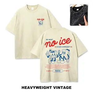 Oversize Unisex Washed 100% Cotton oversized T-Shirt, Super Soft Pre-Shrunk Streetwear Tee for Women Men